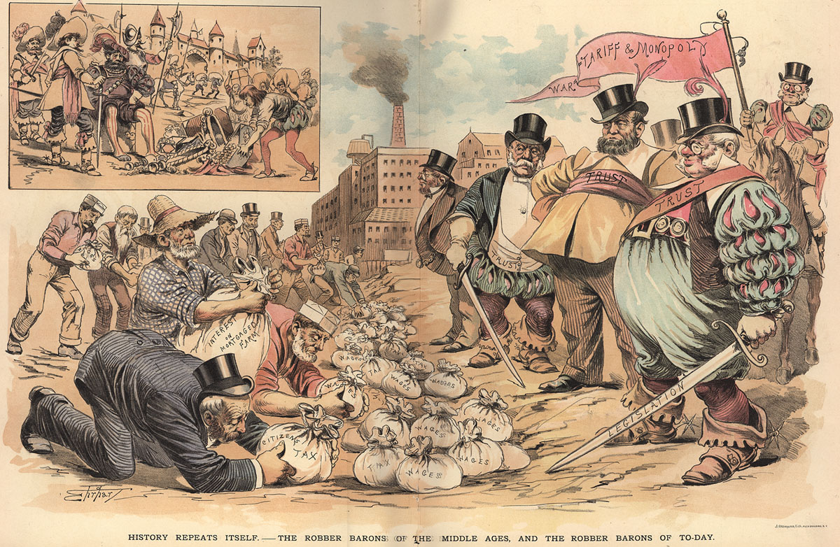Robber barons during the gilded age