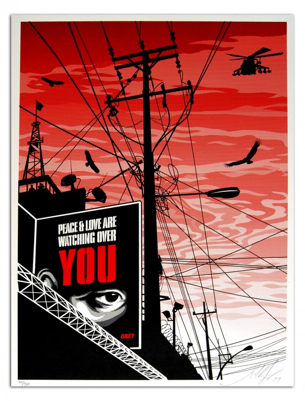 Shep Fairey watchingyou