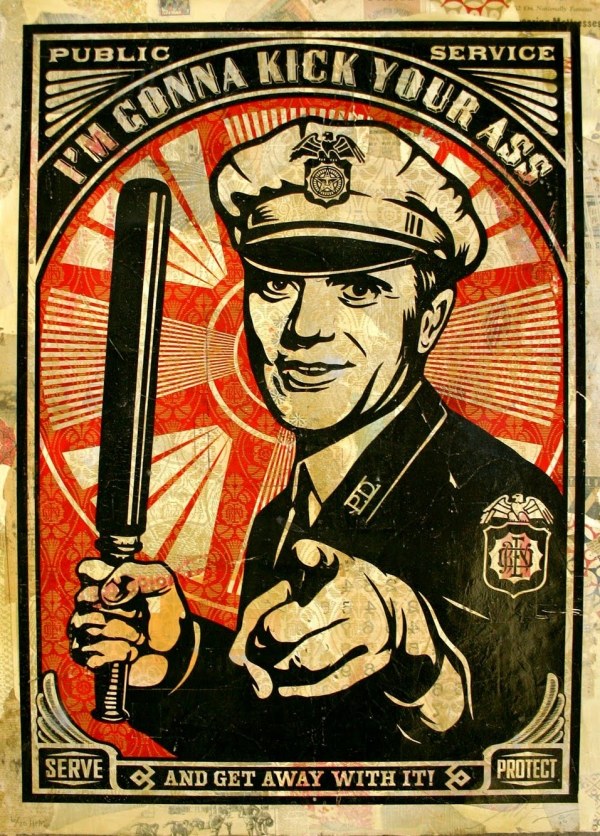 Shepard Fairey Police Brutality