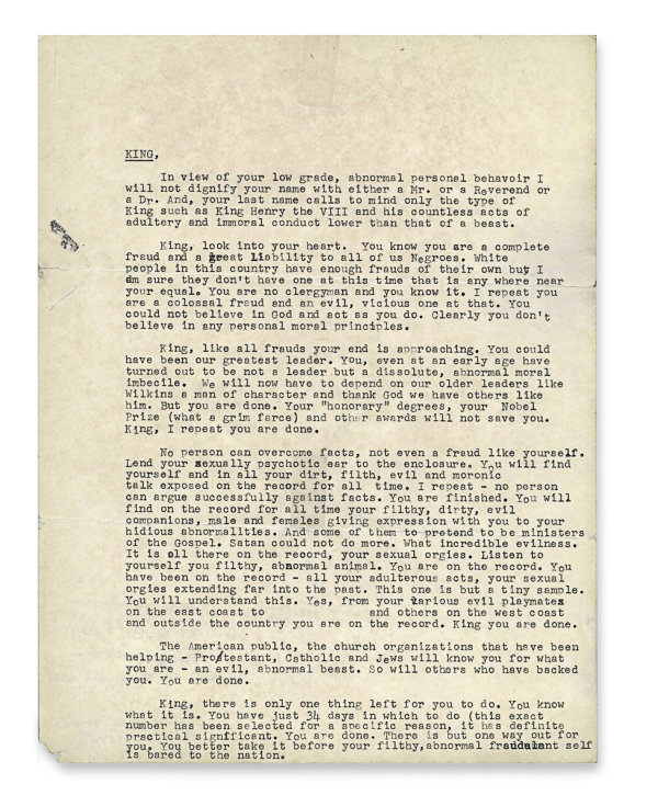FBI MLK SUICIDE NOTE