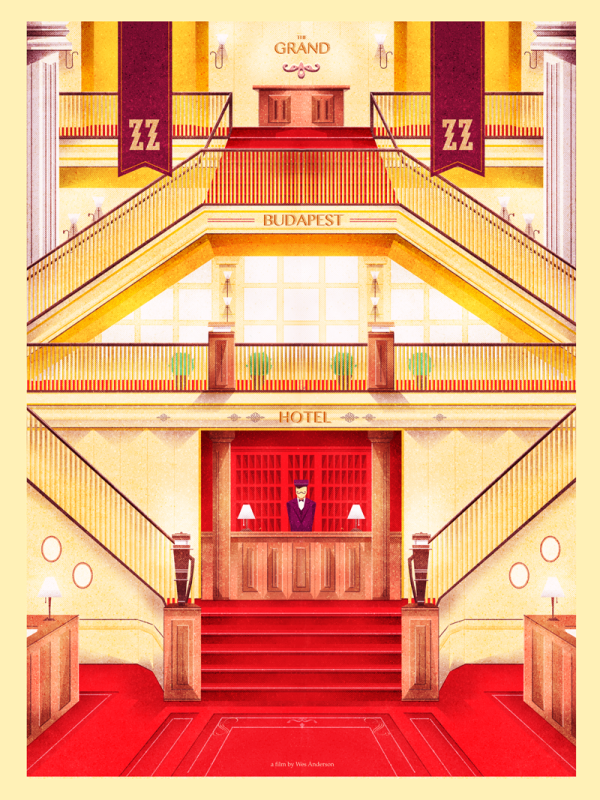 The Grand Budapest Hotel by Marie Bergeron