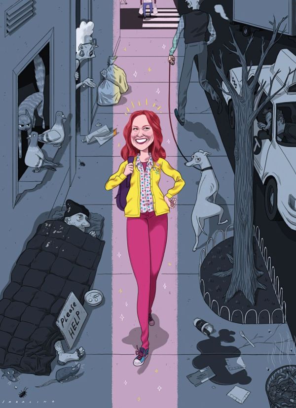 Kimmy Schmidt by DAVID SARACINO
