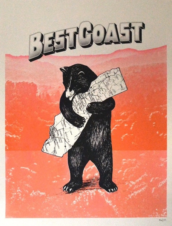 BEST COAST - THE ONLY PLACE POSTER