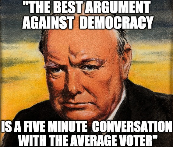 CHURCHILL ON DEMOCRACY