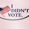 I didn't vote