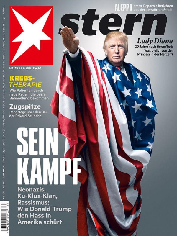Trump Stern Sein Kampf